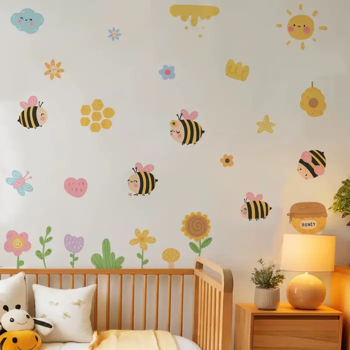 Autocollant mural en vinyle pour chambre d'enfant