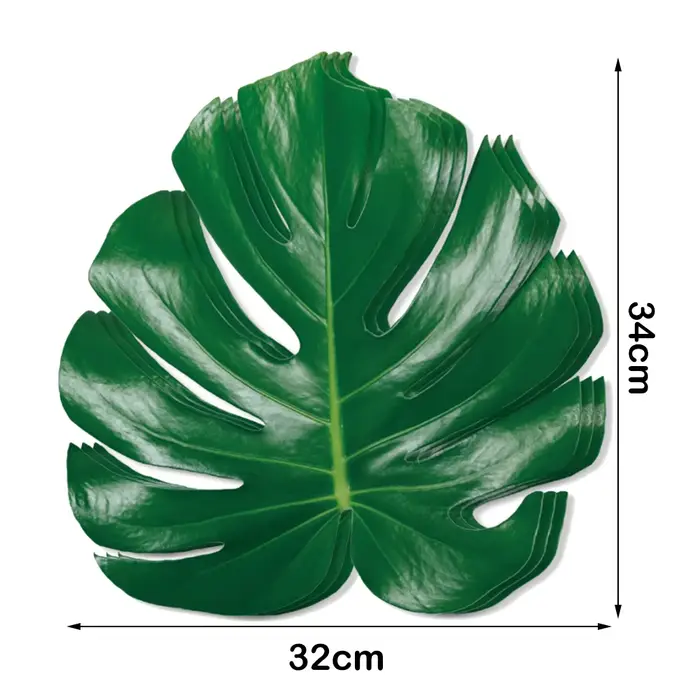 Lot de 10 sets de table en feuilles de palmier