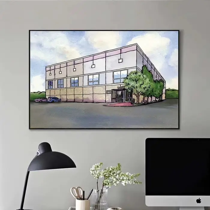 Affiche imprimée d'art moderne du bureau Pam Beesly