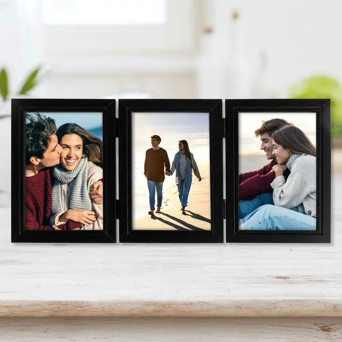 Cadre photo en bois personnalisé pour murs