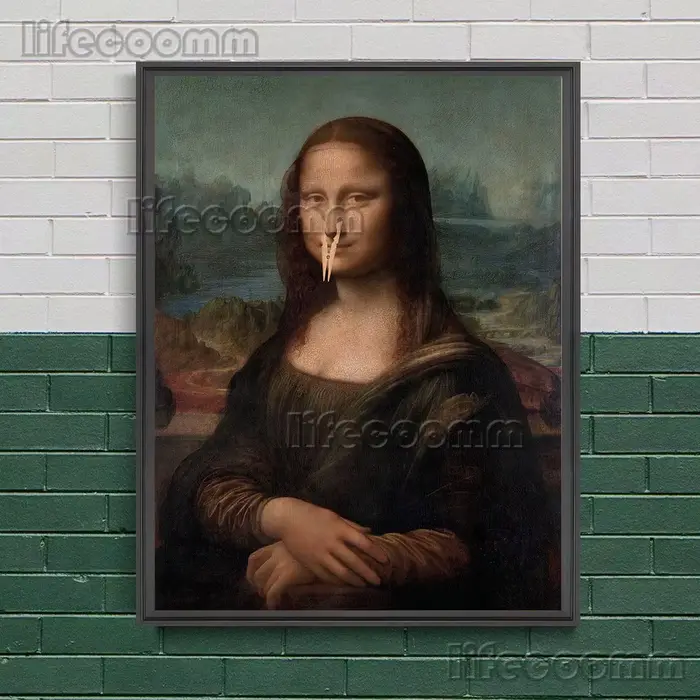 Affiche et impression d'art drôle de salle de bains et de toilettes, impression sur toile d'art goth