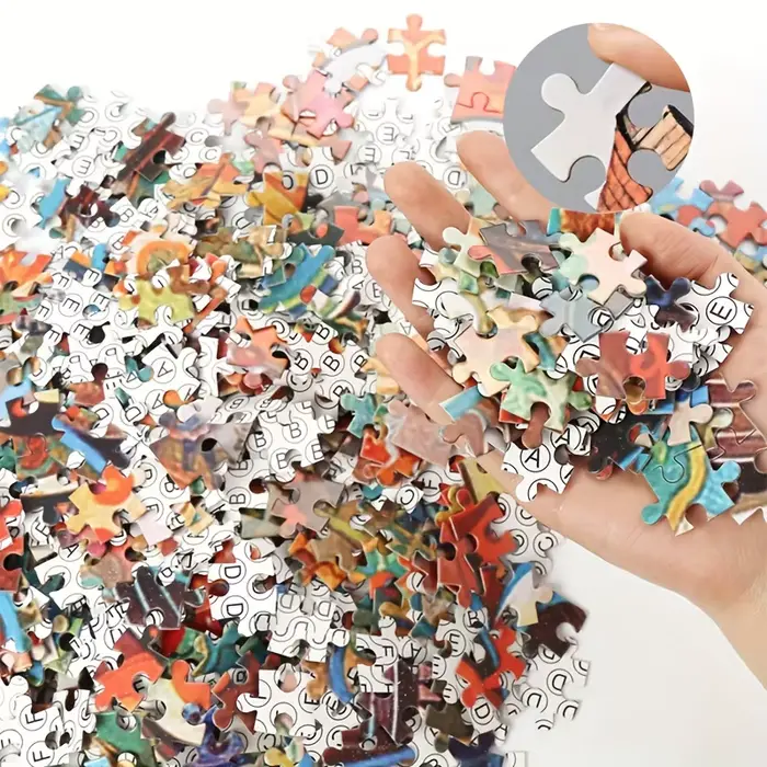 Puzzle de fleurs en papier aquarelle pour adultes
