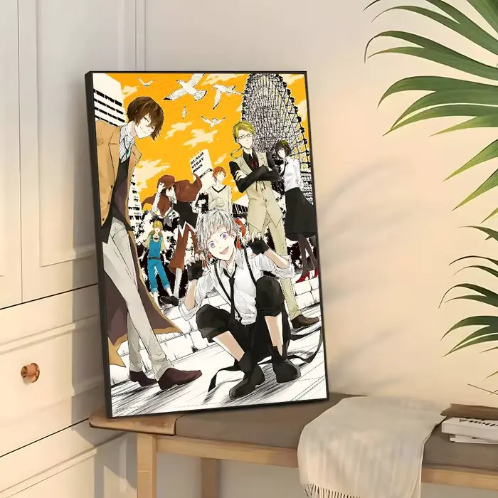 Affiche murale Anime b-bungo s-stray d-dogs, art imprimé adapté au salon, chambre à coucher, bar, sa