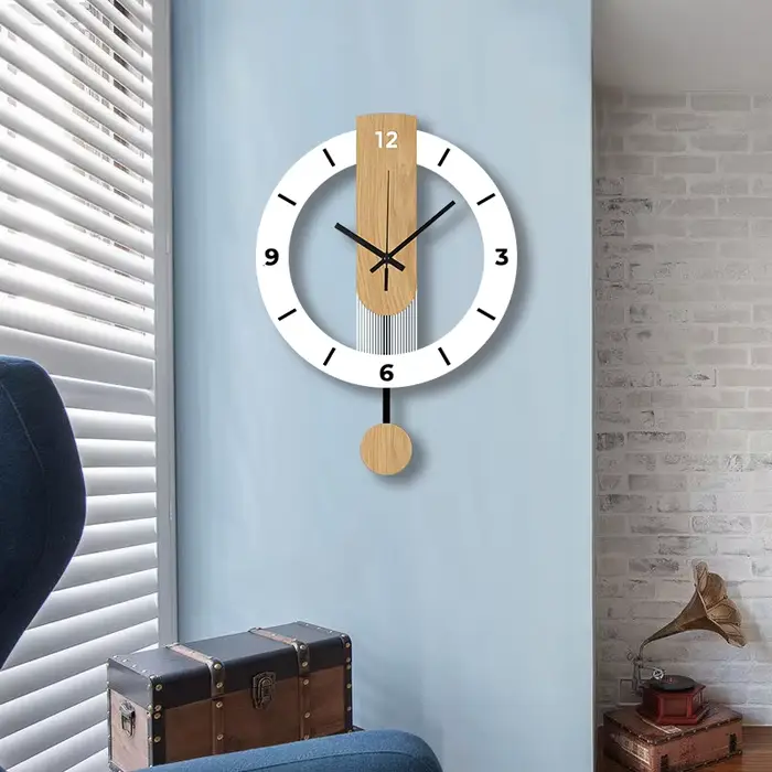 Horloge à pendule créative en acrylique
