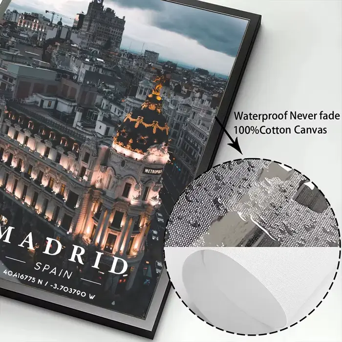 Affiches et impressions sur toile de paysages de Paris