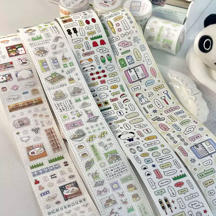 Bandes autocollantes Doodle mignonnes