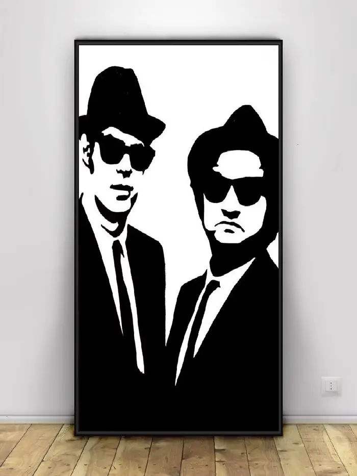Blues Brothers – toile de film Vintage