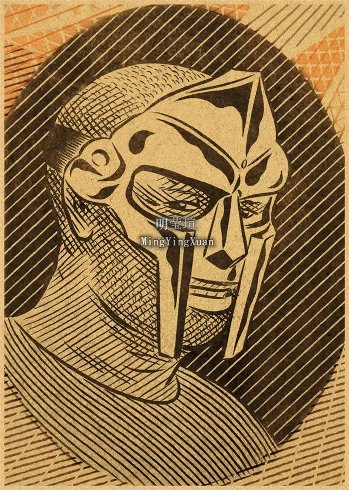 Fur sing DOOM-Affiches rétro en papier kraft vintage
