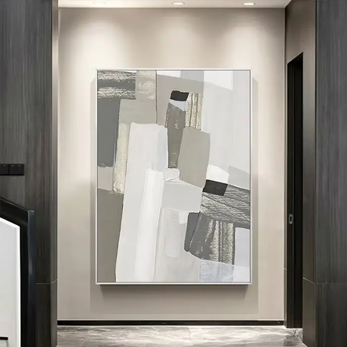 Oeuvre abstraite moderne de bergame