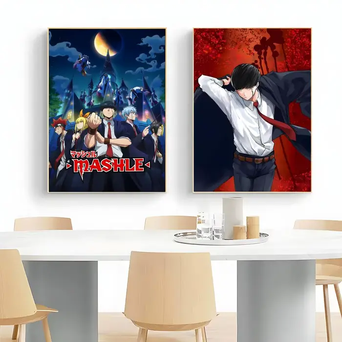Affiche murale décorative de manga comique Mashle: Magic and Muscles, impression artistique, décoration murale, décoration de la maison, cadeau, sans cadre