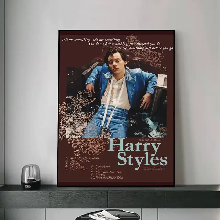 Affiche H-Harrys Singer Styles pour la décoration moderne dans les bureaux à domicile, les chambres à coucher, les salons, les cuisines et les salles de bain.
