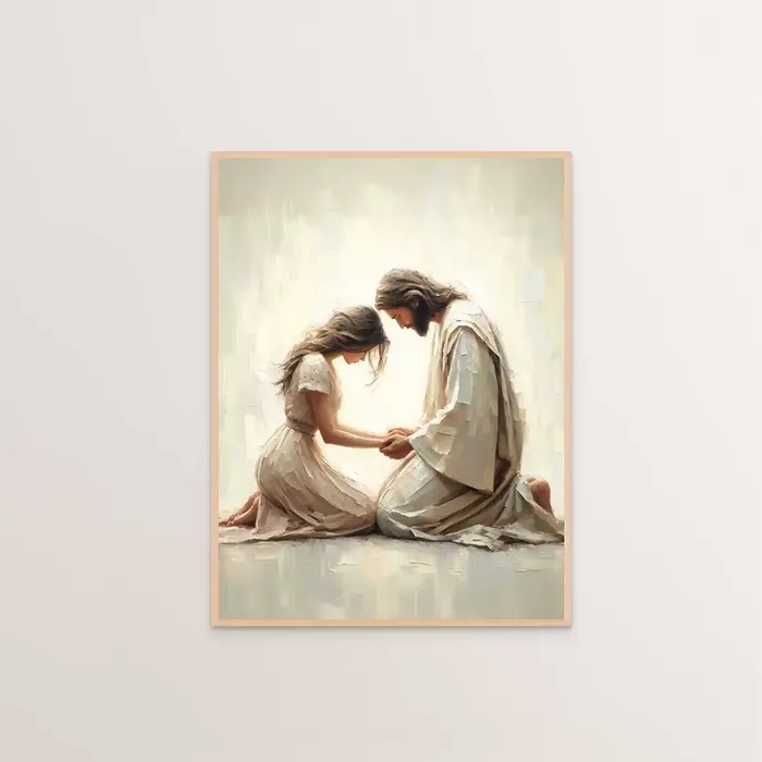 Jésus Christ toile postres chrétien