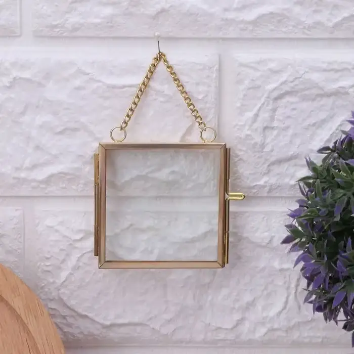 Petit cadre photo bricolage pour spécimens de plantes