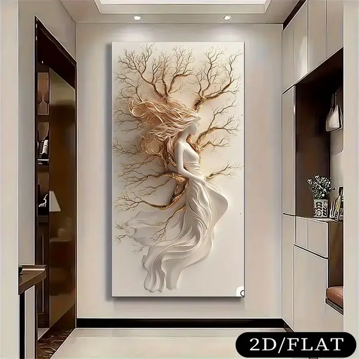 Peinture sur toile d'arbre de vie Extra Large