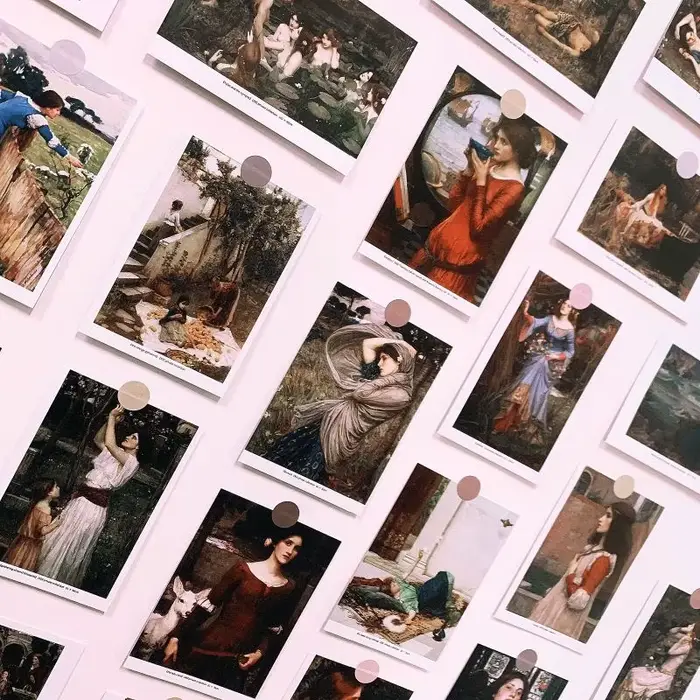 Cartes postales d'artistes célèbres