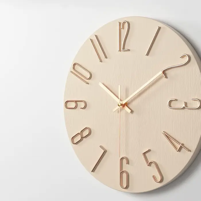Horloge murale suspendue Simple de 12 pouces