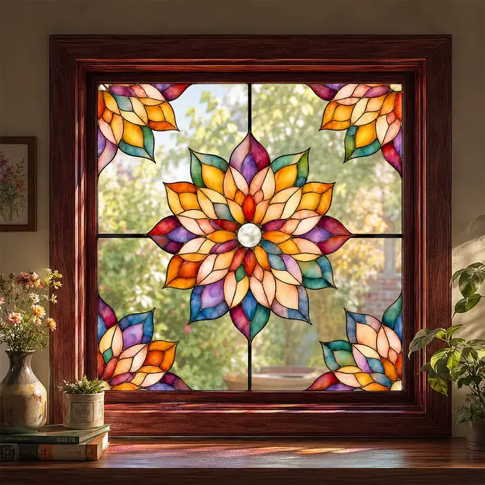 Film décoratif pour fenêtre en verre