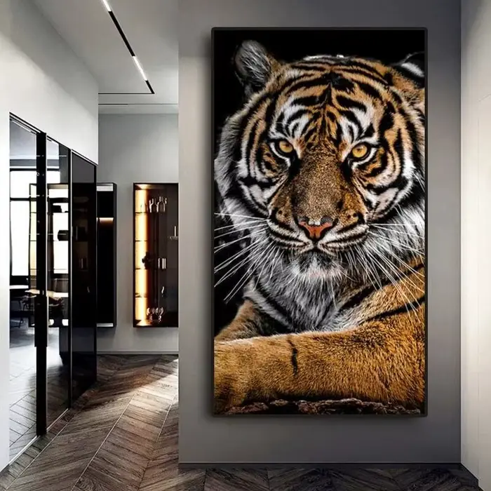 Peinture sur toile d'animaux