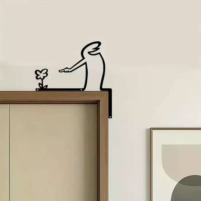 Décor mural en métal, panneau en fer forgé