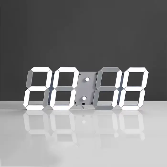 Horloge murale décorative simple et ambianceuse pour salon