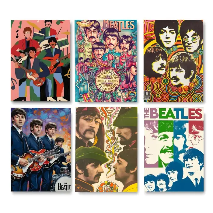 Affiche musicale T-The B-Beatles