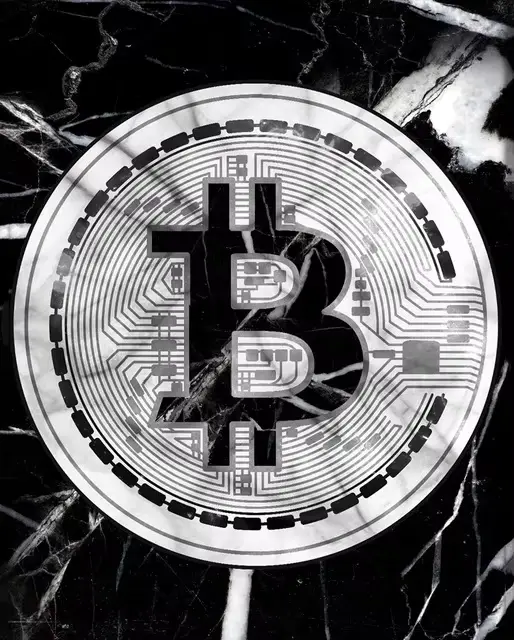 Décoration de la maison peinture rendre l'argent pas des amis mur Art marbre Bitcoin HD impression m