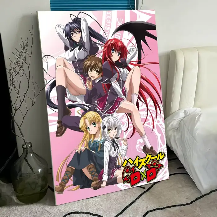 Affiche murale High School DxD Hero, impression artistique adaptée au salon, chambre à coucher, bar,