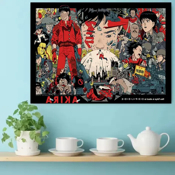 Affiche rétro de film A-Akira classique