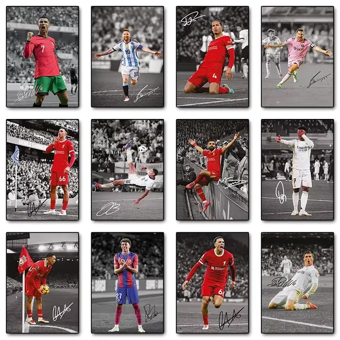 Affiches étoiles de football