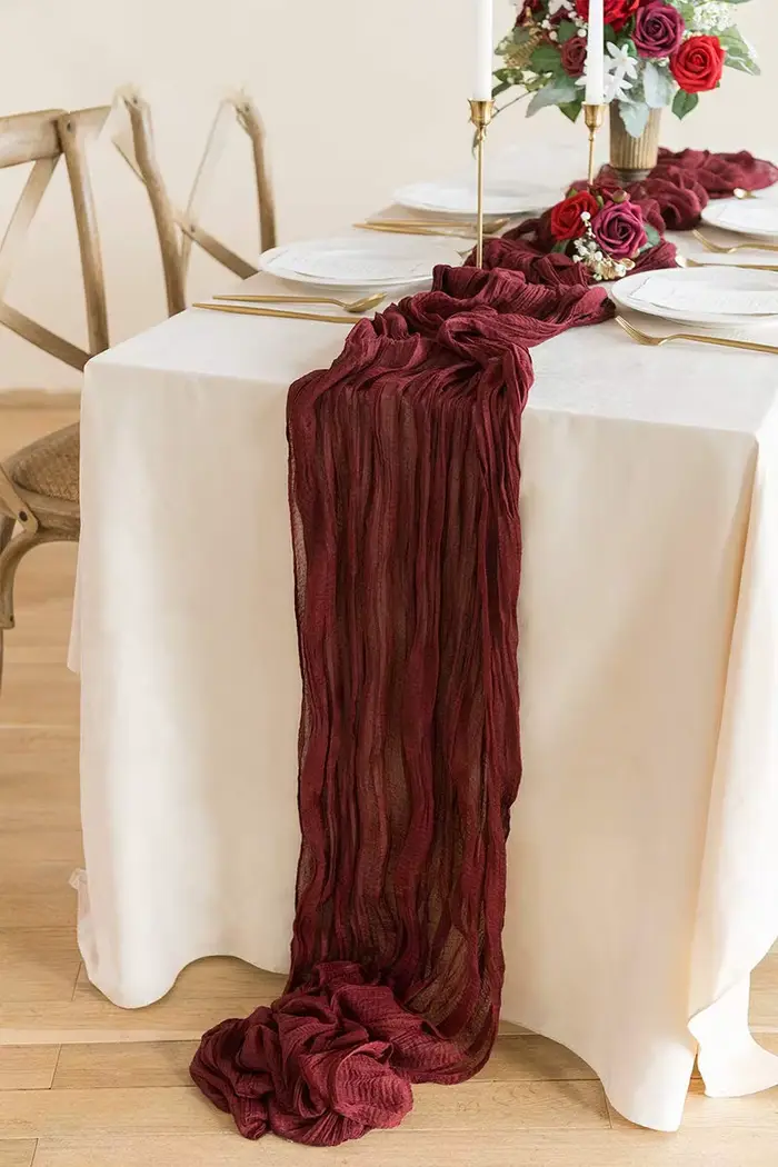 Chemin de Table en gaze