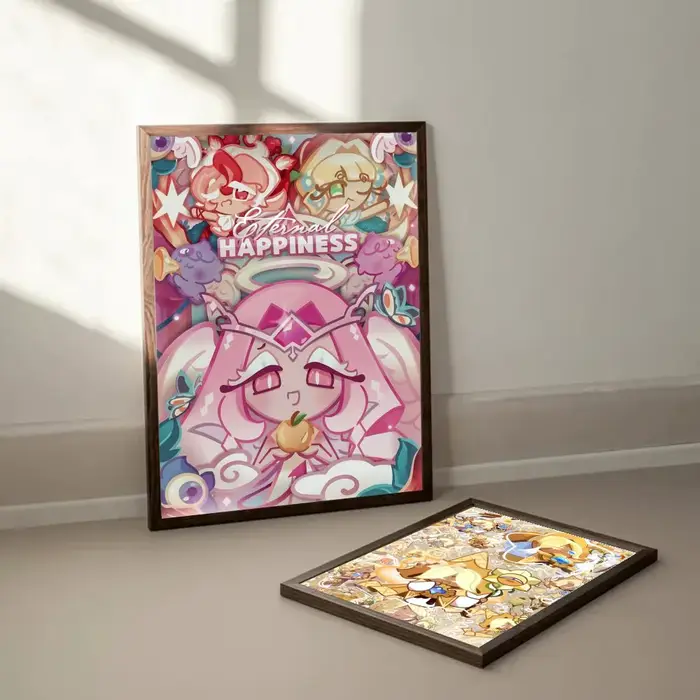 Affiche décorative murale Game Cookie Run K-Kingdom
