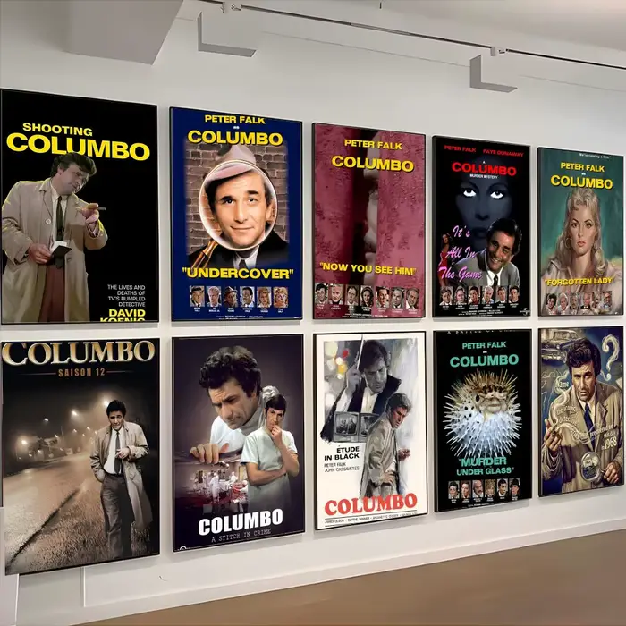 Affiche de détection policière C-Columbo