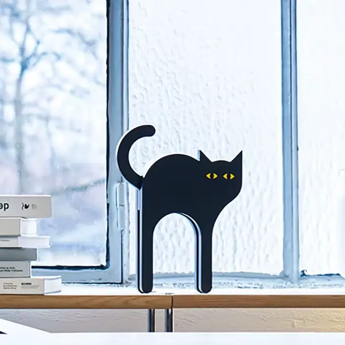 Décoration murale chat noir