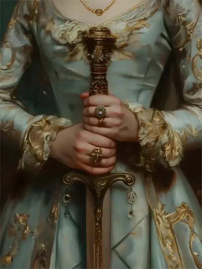 Tableaux sur toile de femmes victoriennes maximalistes, portraits d'art baroque, affiches de mode ré