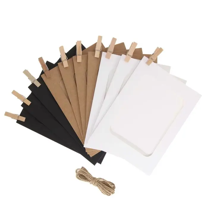 Cadres Photo en papier Kraft 5 pouces