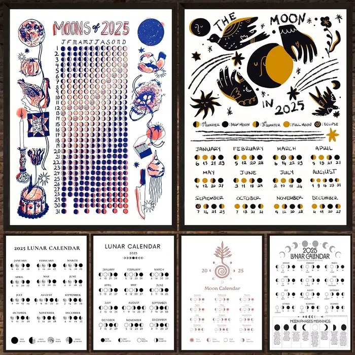 Calendrier de Phase de lune 2025