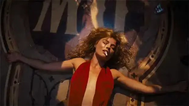 Margot Robbie Babylon affiche esthétique 2022 Film musique Film décoration de la maison toile peintu