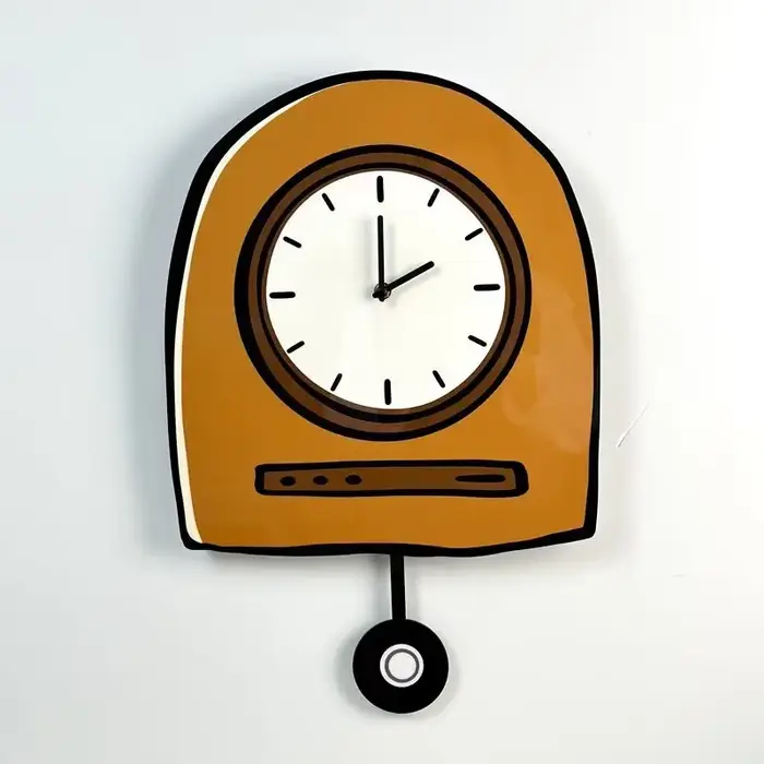 Horloge murale de dessin animé coréen