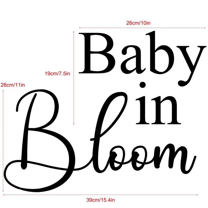 Autocollant en Vinyle en Fleurs pour Bébé, Décorations de ixPréChristophe, Décalcomanie de Fond