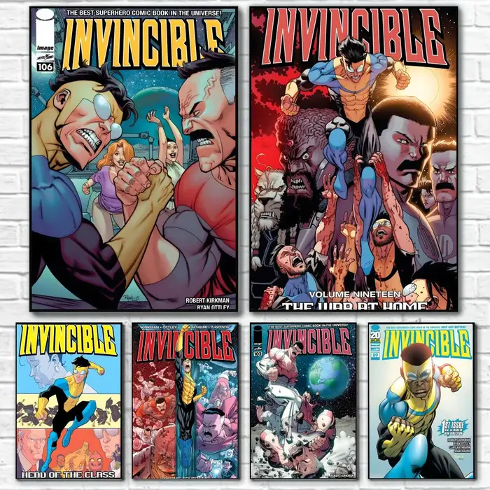 Affiche de bande dessinée I-Invincible