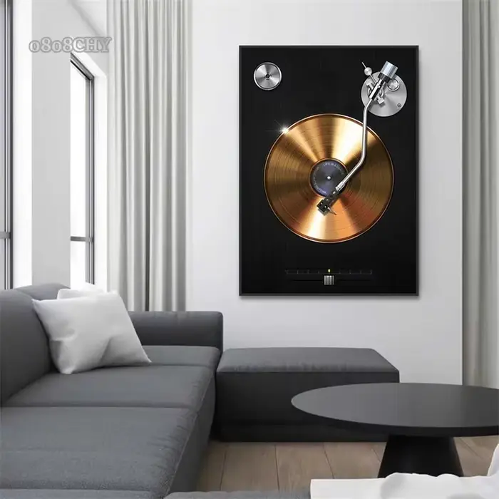 Cassette DJ platine toile affiches Unique mode impression mur Art peintures Graffiti vinyle