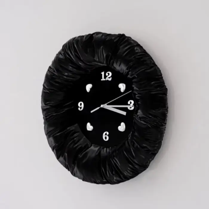 Horloge murale coréenne en tissu