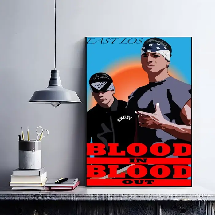 B-Blood in Blood Out affiche de film HD Art Mural Wallart imperméable Vintage impression décor pour