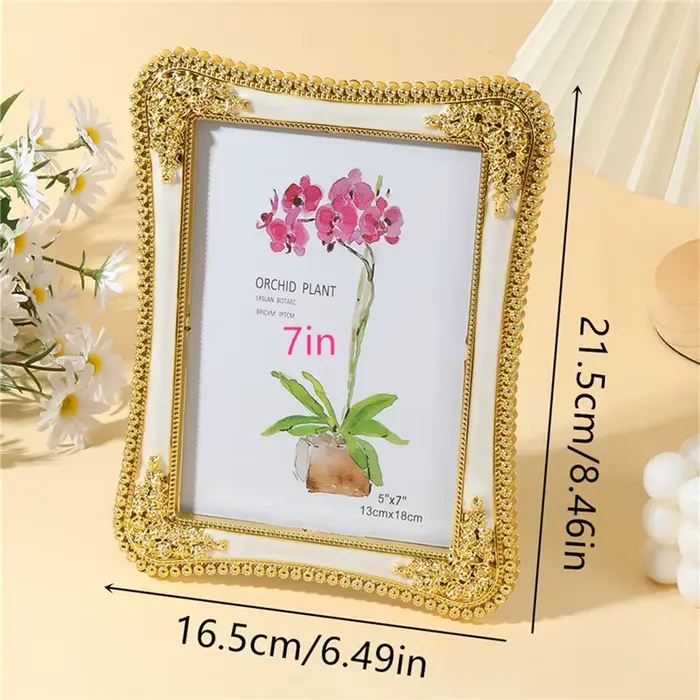 Cadre Photo rustique goutte à goutte d'huile