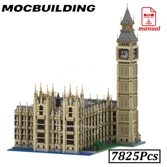 Briques de construction de la tour Elizabeth MOC