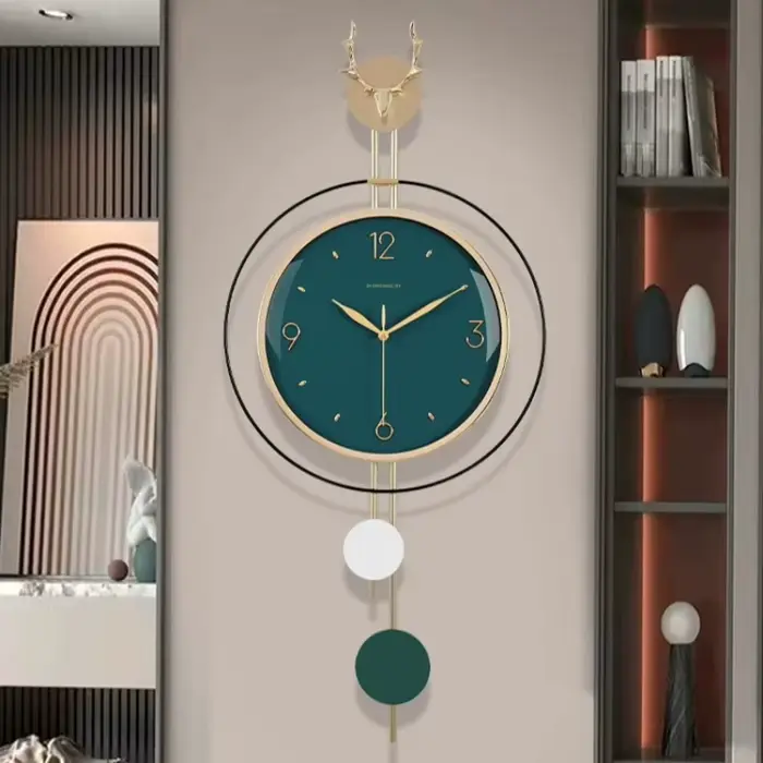 Horloges murales modernes d'angle