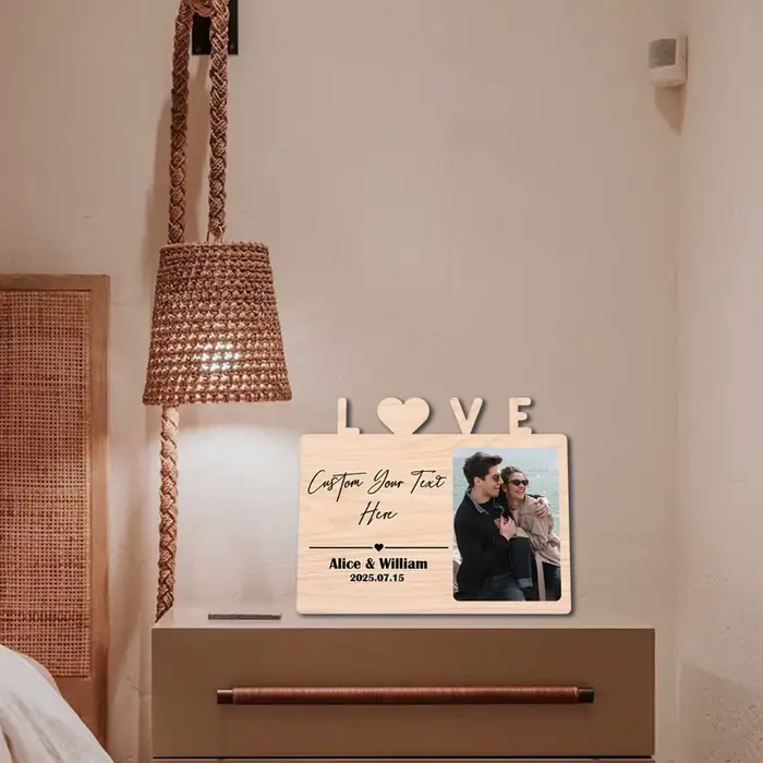 Cadre Photo personnalisé pour amoureux