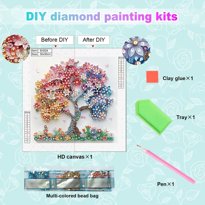 Kits de peinture d'art de diamant de forme spéciale pour adultes et débutants