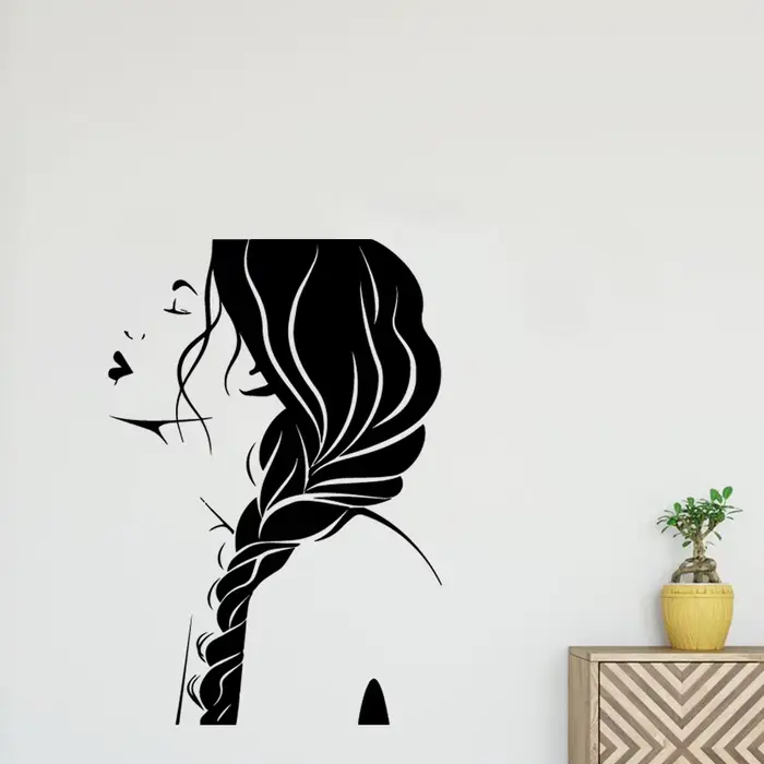 Papier peint en vinyle amovible pour salon de beauté ou salon de coiffure