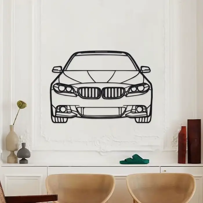 Artisanat exquis : décoration murale en métal d'art abstrait – Parfaite pour la maison